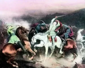 Handkolorierung Imprime: Gustav Adolf