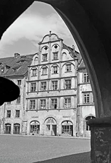 Edificio Histórico en Sajonia, Alemania, Década de 1940