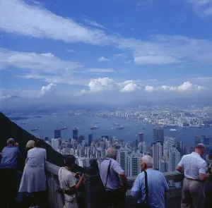Hongkong Stampe: Tailand, Hongkong, Blick auf Stadt