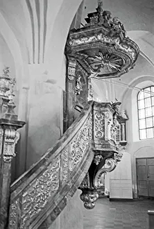 Canaleta en el interior de la Iglesia de la Santísima Trinidad
