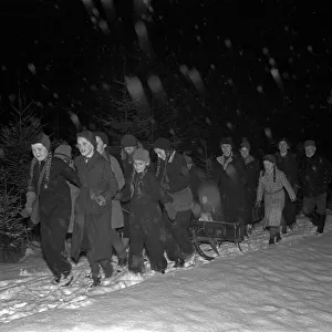 Kinderweihnacht in einer Thüringer Waldhütte