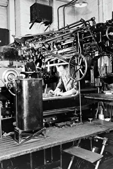 Rotary Printing Press Prints: MAN, Maschinenfabrik Augsburg-Nürnberg