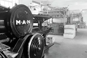 Rotary Printing Press Prints: MAN, Maschinenfabrik Augsburg-Nürnberg