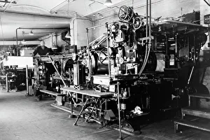 Rotary Printing Press Prints: MAN, Maschinenfabrik Augsburg-Nürnberg