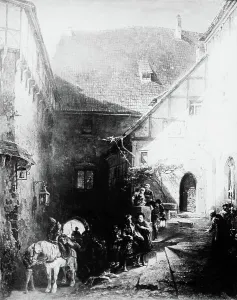 Ein Reisegewand in der Zeit von Martin Luther.