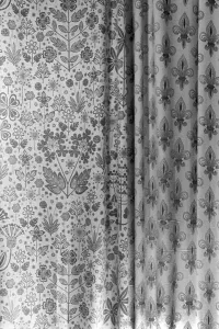 Abendkleid Imprime: Stoff / Textil