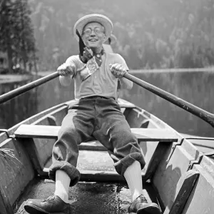 Ruderboot Prints: Menschen