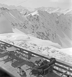 Aufzug Stampe: Skigebiet Bayern