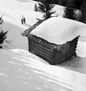 Southern Germany Stampe: Skigebiet Bayern