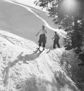 Southern Germany Stampe: Skigebiet Bayern