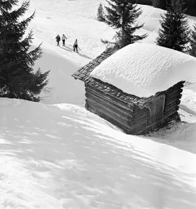 Southern Germany Stampe: Skigebiet Bayern