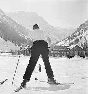 Southern Germany Stampe: Skigebiet Bayern