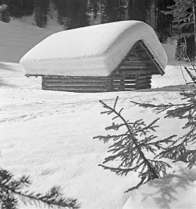 Southern Germany Stampe: Skigebiet Bayern