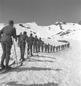 Panorama Stampe: Skigebiet Bayern