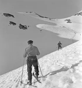 Abfahrt Stampe: Skigebiet Bayern