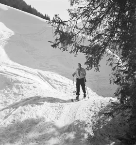 Southern Germany Stampe: Skigebiet Bayern