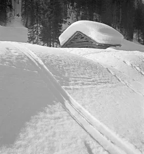 Southern Germany Stampe: Skigebiet Bayern