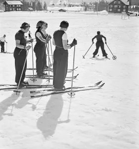 Practicing Stampe: Skigebiet Bayern