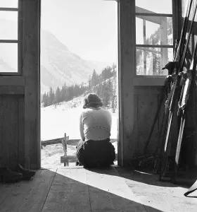 Southern Germany Stampe: Skigebiet Bayern