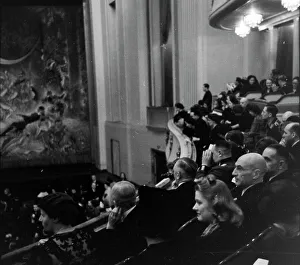 Vorhang Prints: Römische Oper, Zuschauer, Foyer etc
