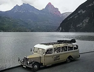 Reisebus Prints: Schweizfahrt