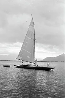 Segelboot Prints: Segelfahrt über den Chiemsee