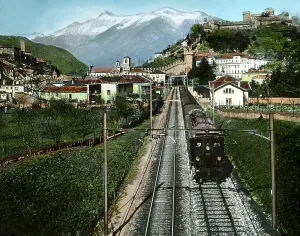 Track Drucke: Gotthard Simplon Bahn