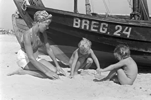 Fotografías de verano del mar Báltico en 1939