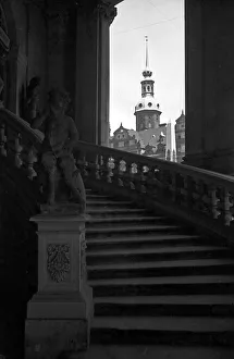 Paseo por Dresden en Alemania, década de 1930.