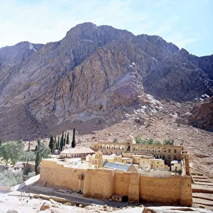 Christianity Prints: St. Katharinen-Kloster auf der Sinai-Halbinsel
