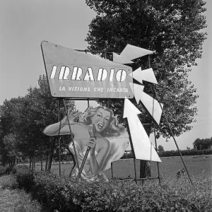 Werbung Stampe: Autostrada Mailand Navarra