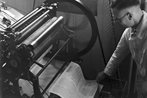 Newspaper Prints: Wetterdienststelle