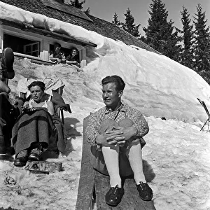Skiing Area Prints: Winter